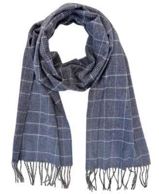 Men's Prince of Wales Plaid Scarf 