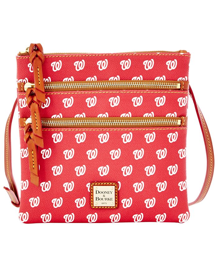 Dooney & Bourke Washington Nationals Triple Zip Crossbody Bag Macy's