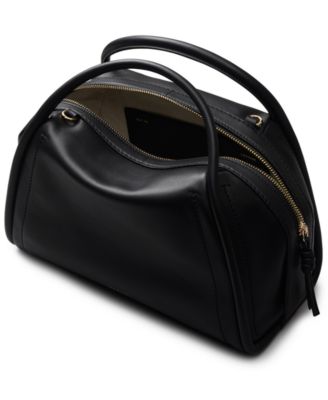 Golborne Medium Leather Ziptop Satchel Bag