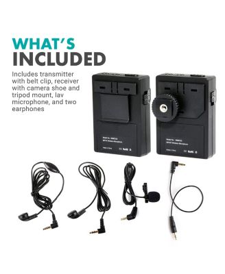 WMIC50 2.4GHz Wireless Lavalier Microphone System for Cameras