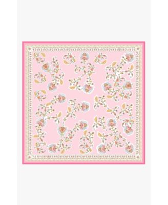 Blush Charm Double Sided Silk Scarf