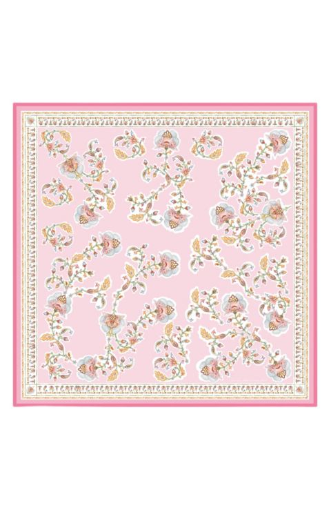 Женский шарф Jessie Zhao New York Blush Charm Double Sided Silk, цвет: Розовый
