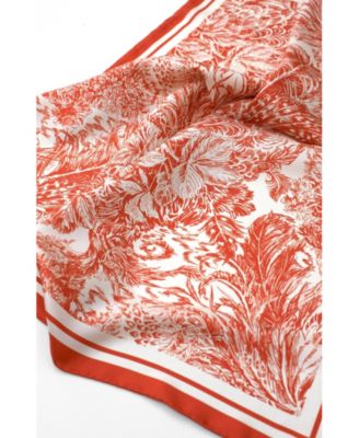 Terracotta Dream Double Sided Silk Scarf