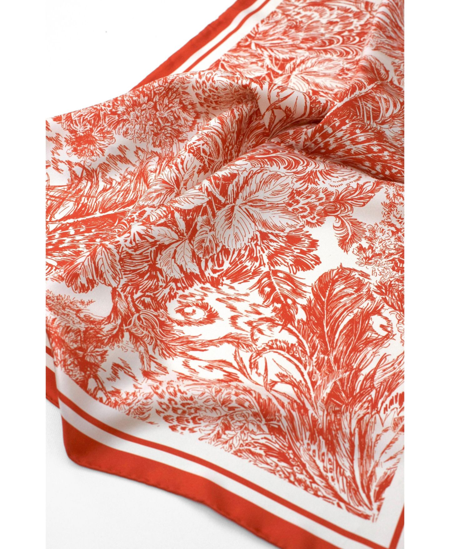 Женский шарф Jessie Zhao New York Terracotta Dream Double Sided Silk, цвет: Розовый — фото 7