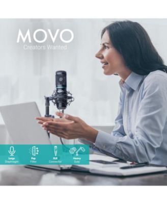 PodPak Podcast Equipment Bundle with Microphone, Boom Arm, and Pop Filter