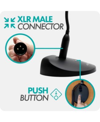 GM-9 XLR Gooseneck Microphone with Interface with XLR Output