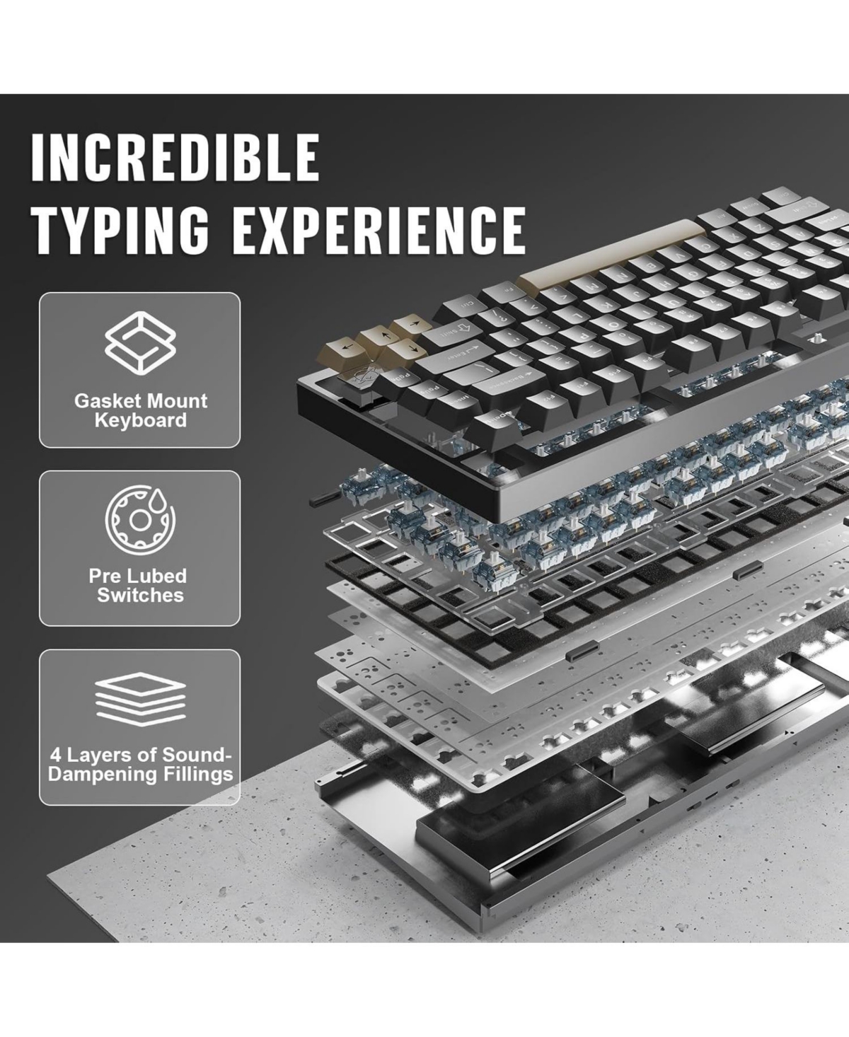 Lofree AL75 Pro Wireless Mechanical Gaming Keyboard