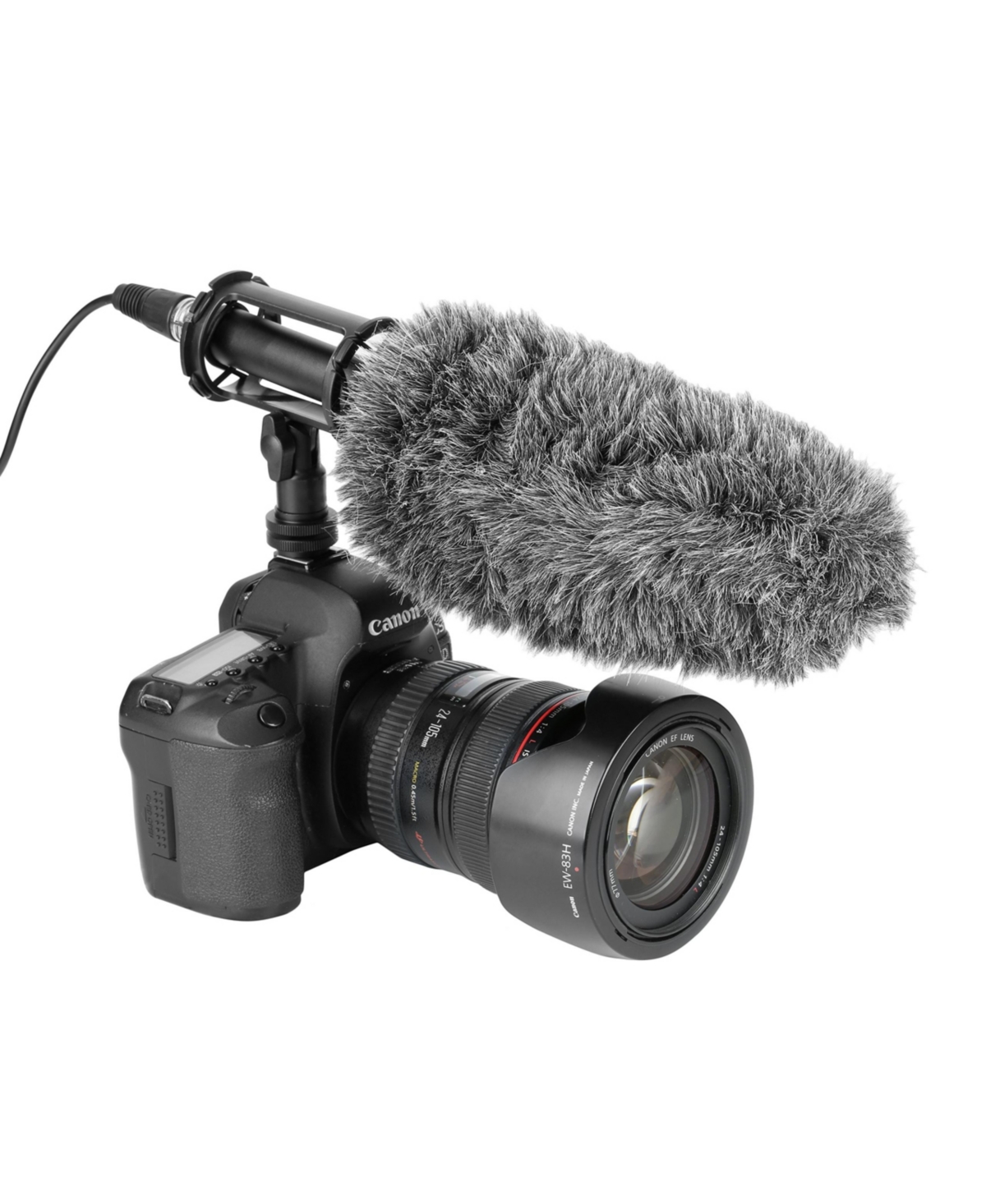 Movo Ws-S1000 Furry Outdoor Deadcat Windscreen for Shotgun Microphones up to 7-inch (18cm) Long