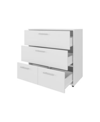 Oto Dresser with 4 Spacious Drawers, White