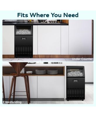 Ice Storage 150-lb Ice Per day Freestanding Cubed Ice Maker
