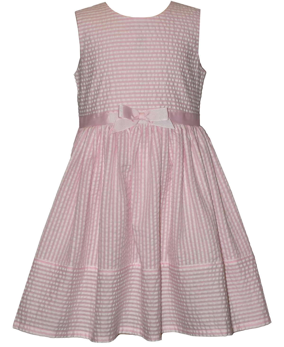 Bonnie Jean Girls' 2T-6X Bunny Round Neck Dress and Cardigan, 2-Piece Set