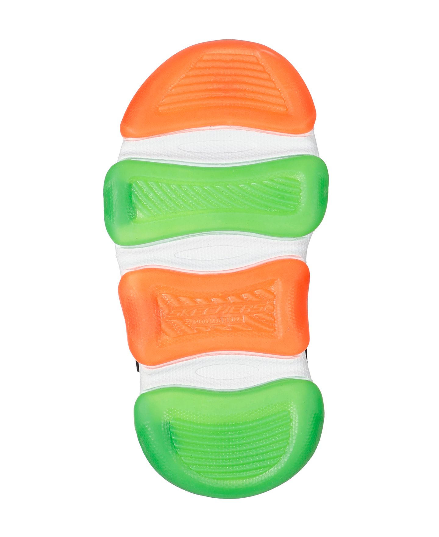 Детские кроссовки Skechers Mighty Glow 2.0 Dino Bolt со светом на липучках, цвет: Чёрный / Белый — фото 6