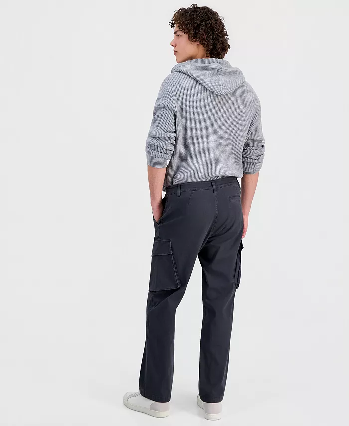 Men's Cotton-Blend Angled Cargo Pants - thumbnail 3