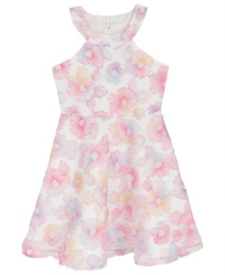 Girls' 7-16 Beaded Soutache Halter Dress