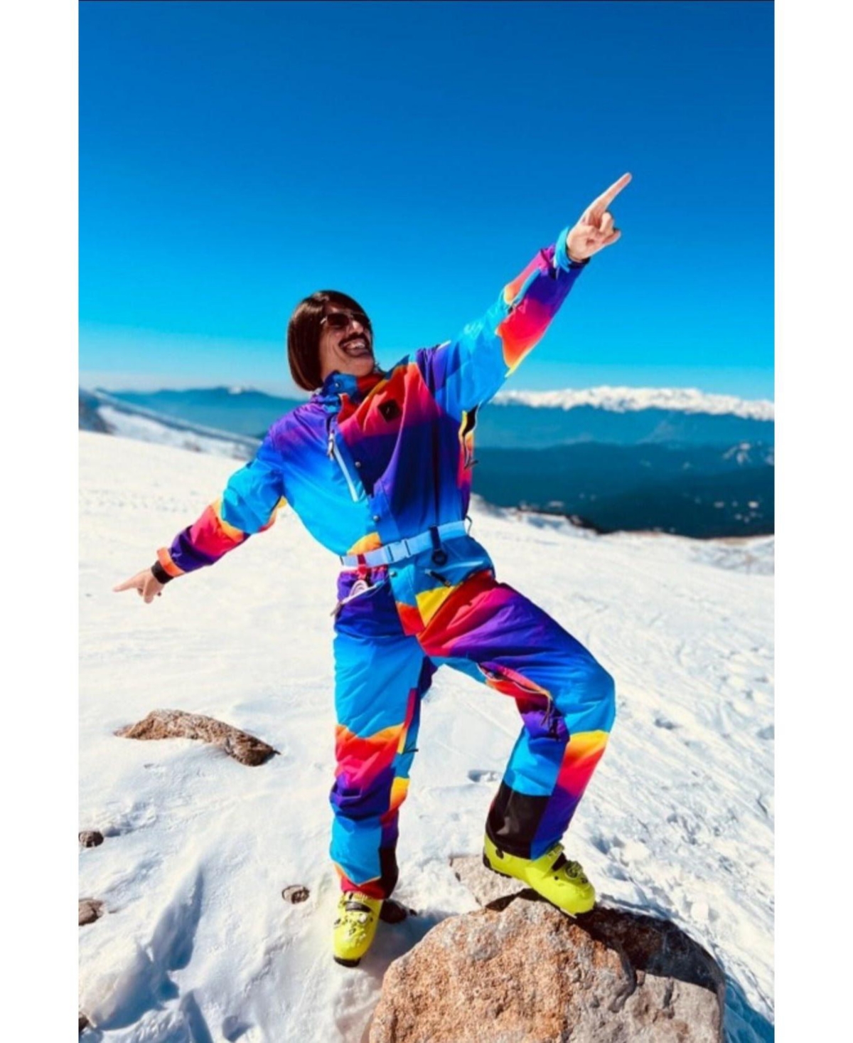 Oosc Men's Mambo Sunset Ski Suit