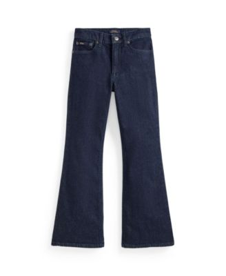 Girls' 7-16 Flared Stretch Denim Jeans