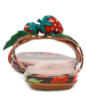 Women's Garrik Strawberry Strappy Flat Sandals