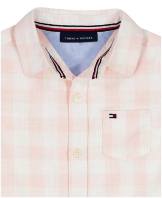 Boys' 2T-7 Button-Front Shirt and Shorts, 2-Piece Set