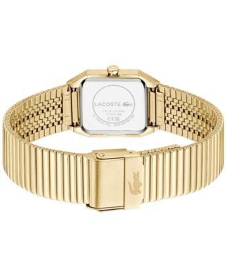 Women's Rene Gold Tone Stainless Steel Mesh Bracelet Watch, 23x30.8mm