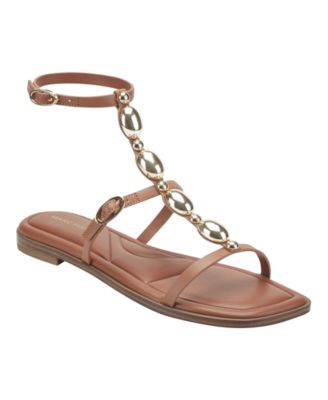 Women's Folai Ornamented Gladiator Flat Sandals