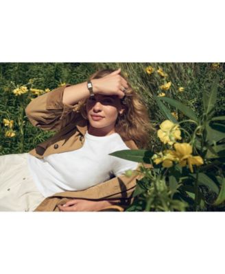 Women's Raquel Three-Hand Gold-Tone Stainless Steel Watch, 18mm