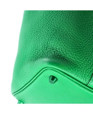 Pre-Owned HERMES PM Monochrome Picotin Lock Bag Clemence