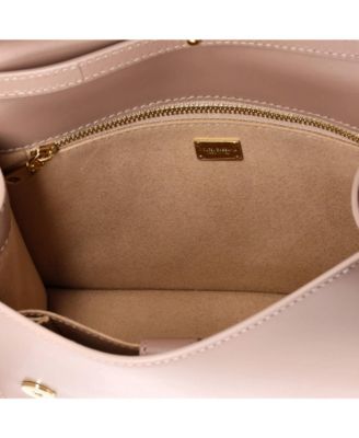 Small DG Logo Flap Shoulder Bag Leather