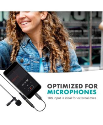 UCMA-1 Female 3.5mm TRS Microphone Adapter Cable to USB Type-C Connector Dongle