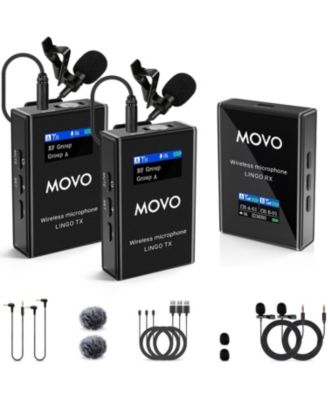 Lingo-Duo Wireless Lavalier Mic System for DSLR Cameras and Smartphones