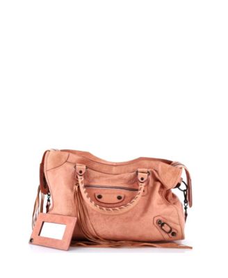 Medium City Classic Studs Bag Leather