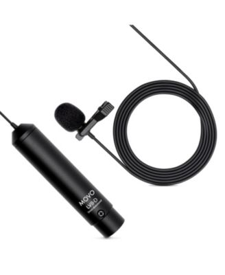 LV8-D Broadcast-Quality XLR Lavalier Omni-Directional Wired Microphone