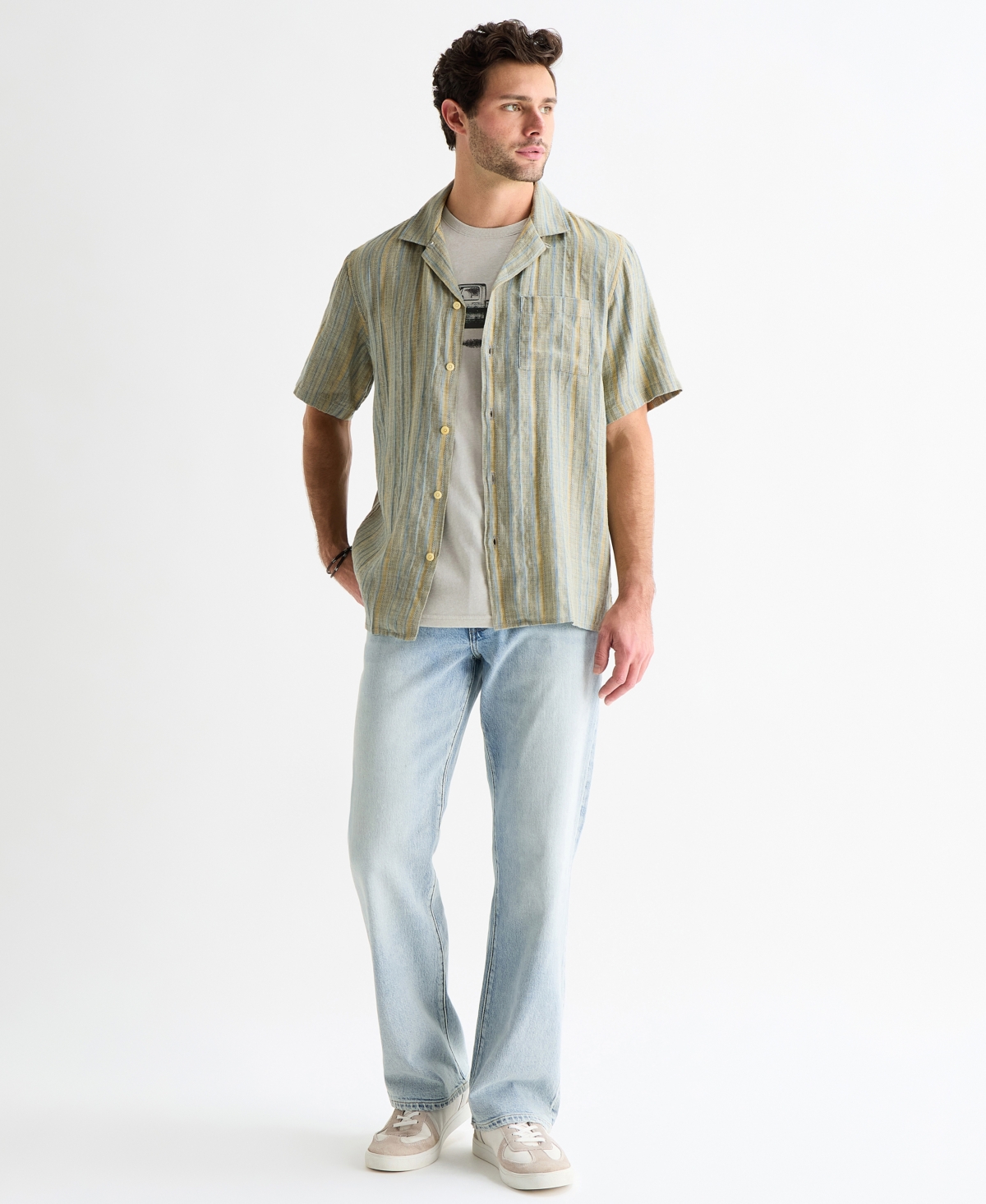 Lucky Brand Men's Short-Sleeve Shirt