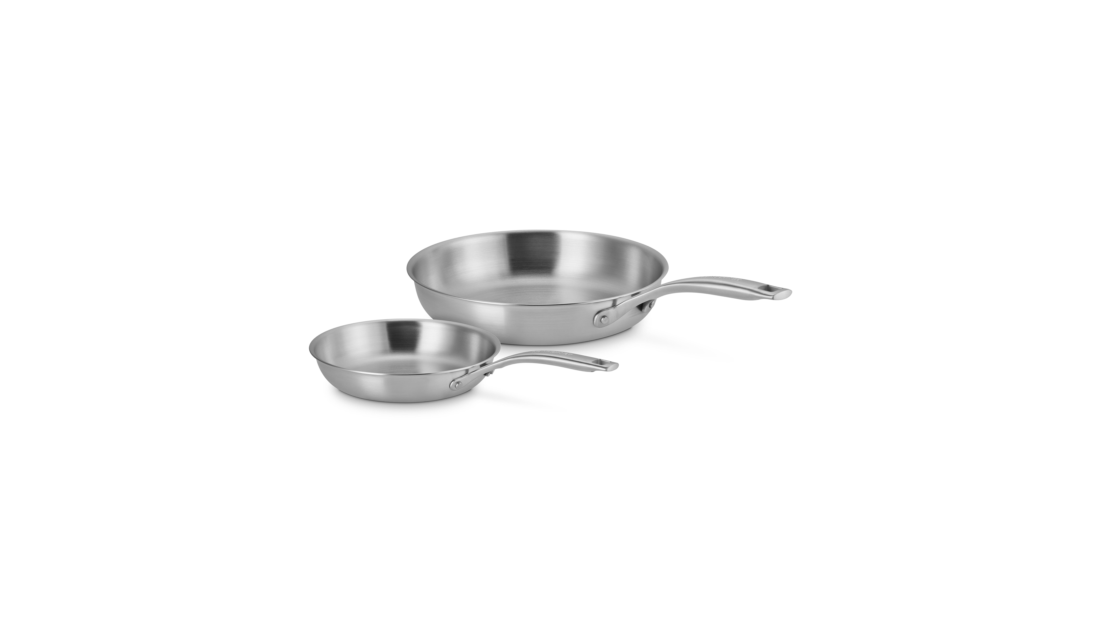 Le Creuset Essential Stainless Steel 2-Pc. Fry Pan Set