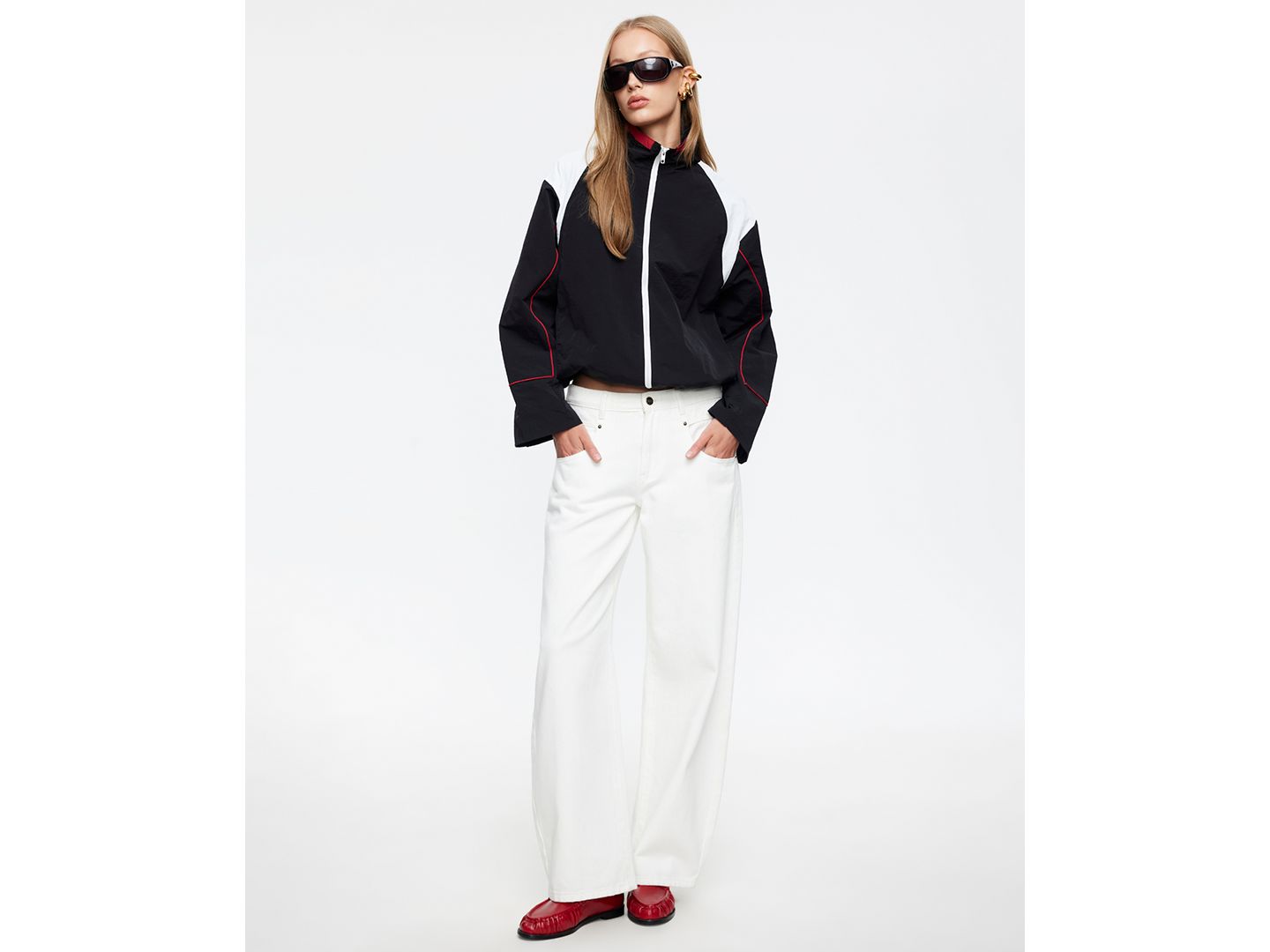 Женская куртка Lioness Shoreline Windbreaker High Neck, цвет: Чёрный — фото 2