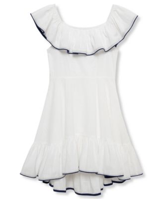 Girls' 7-16 High-Low Ruffle Dress