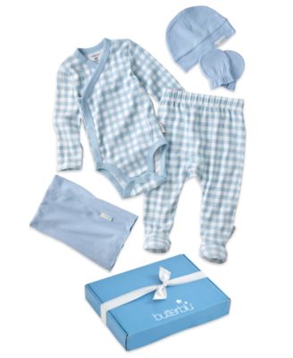 Baby Boys' or Baby Girls' Check Me Out Baby Layette Gift, 6-Piece Set