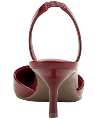 Women's Iced Slingback Kitten Heel Pumps