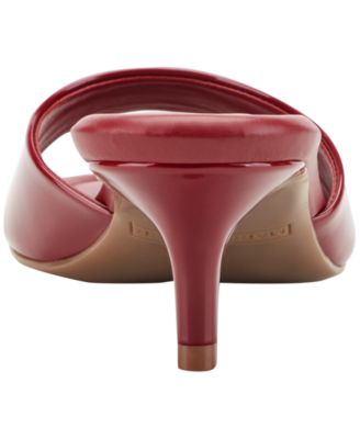 Women's Sagi Slip-On Kitten Heel Dress Sandals