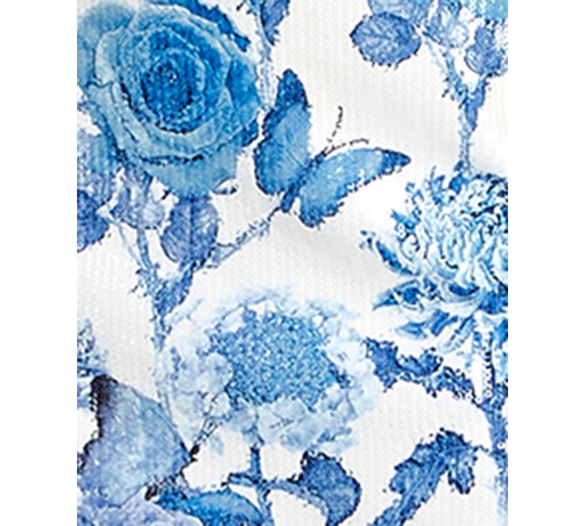 Emerald Sundae Juniors' Butterfly Sequin Sweetheart Neck Ball Gown