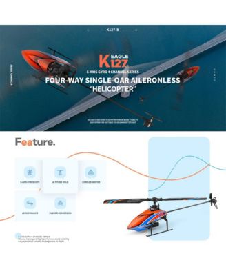 2.4G 4-Channel RC Helicopter with Auto-Hover & 6-Axis Gyro, Beginner Friendly Design