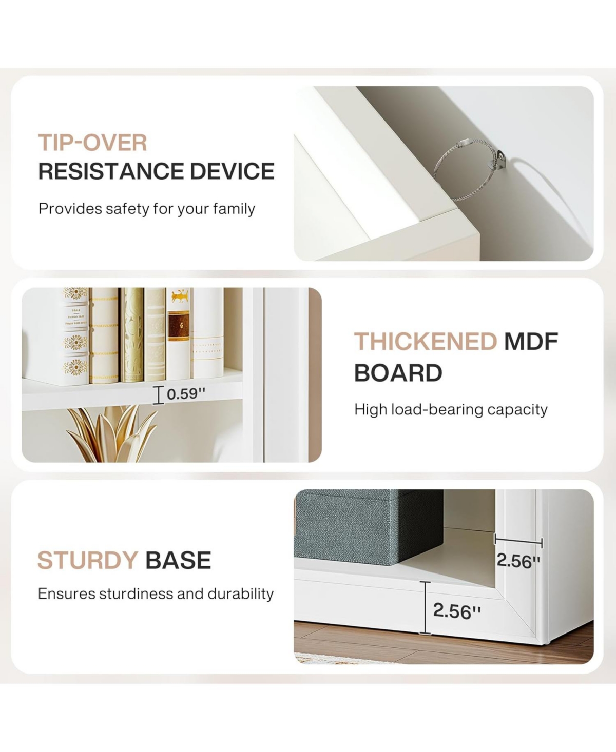 Tribesigns 75" Tall Bookcase, 6-Tier Modern Bookshelf Open Display Storage Shelves, Floor Standing Large Book Shelf