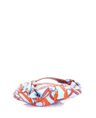 Balusoie Bag Printed Silk and Leather