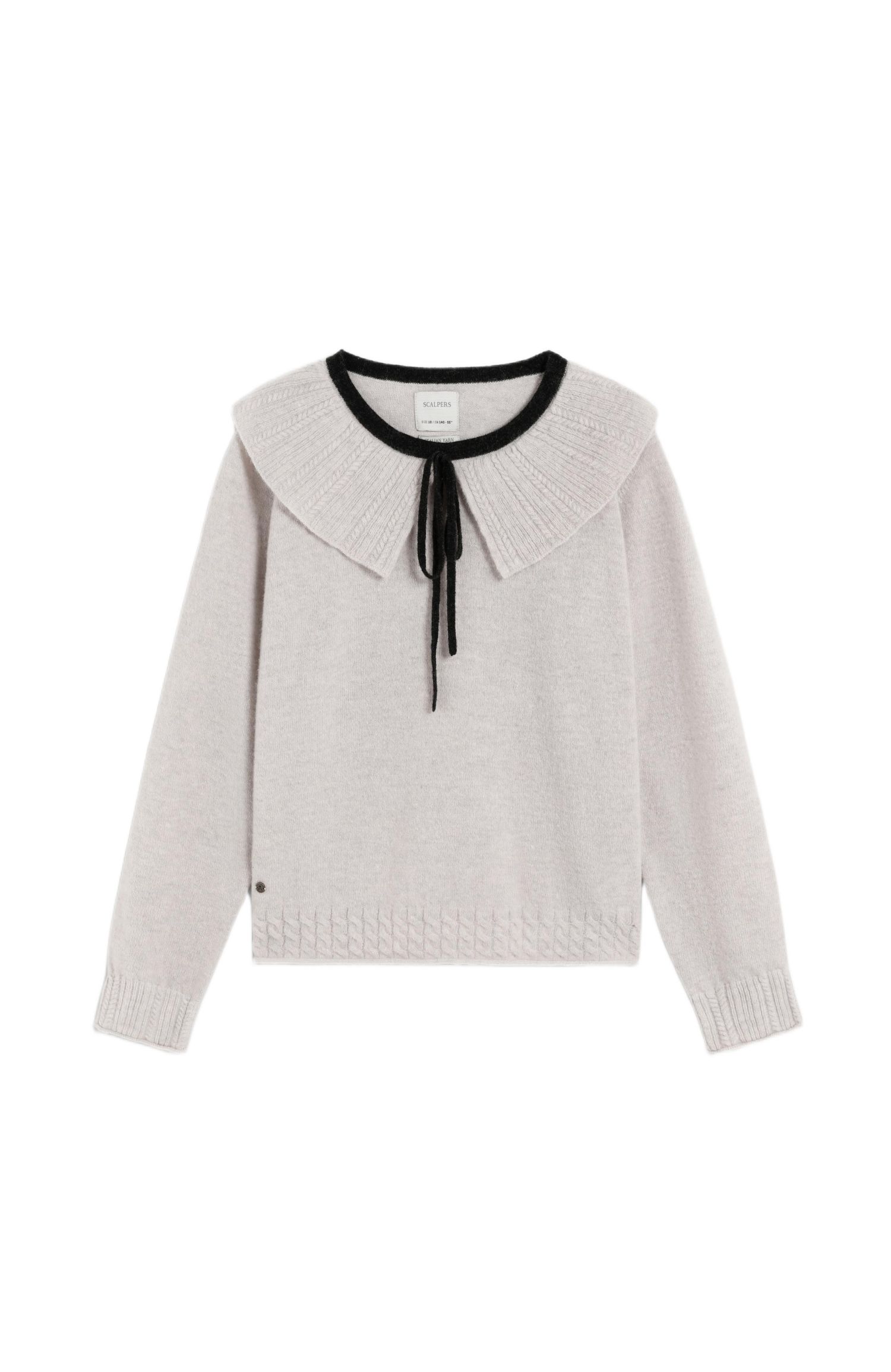 Big Girls Collar Tricot