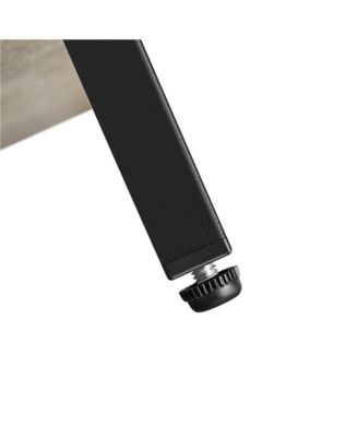 3-Tier Side End Table with Shelf, X-Shaped Side Coffee Snack Table