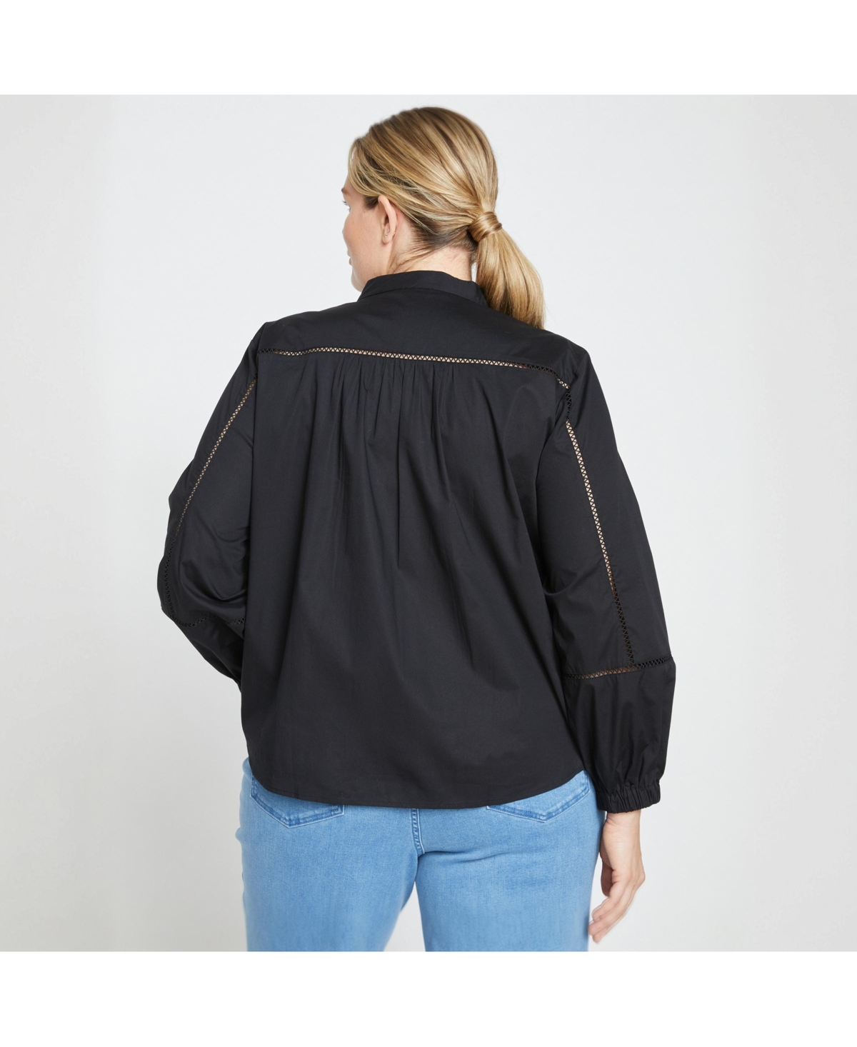 Universal Standard Plus Saint-Honore Poplin Blouse