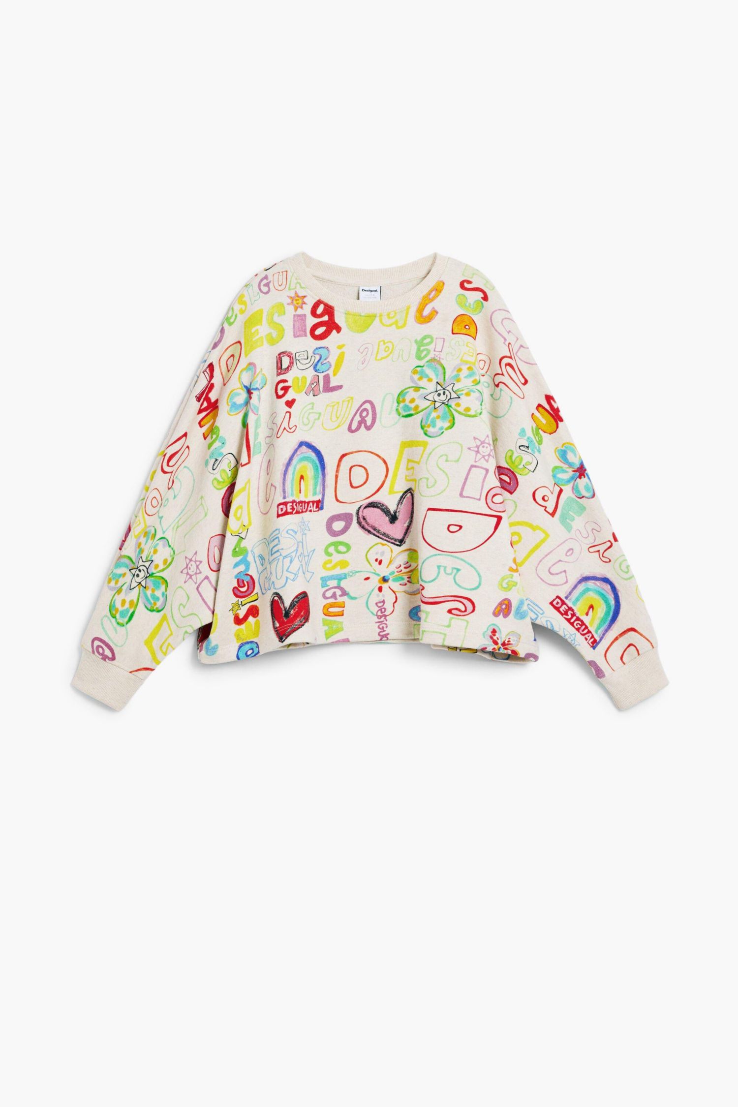 Girls Girls's 3/4 sleeve with lettering sweatshirt