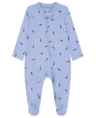 Baby Boys' and Girls' Printed Viscose Footed Coverall
