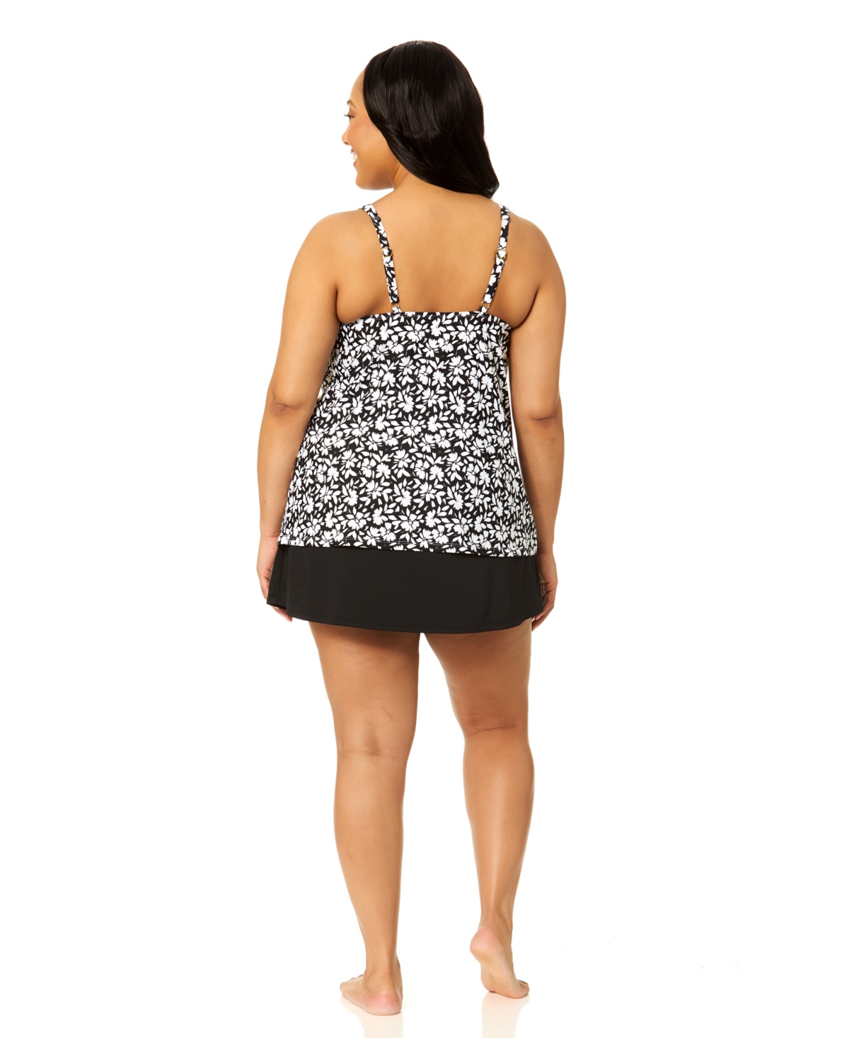 Island Escape Plus V-Neck Bora Tankini Top