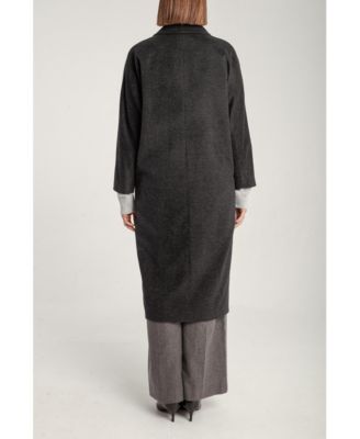 Women's Cashmere Double Breasted Long Coat