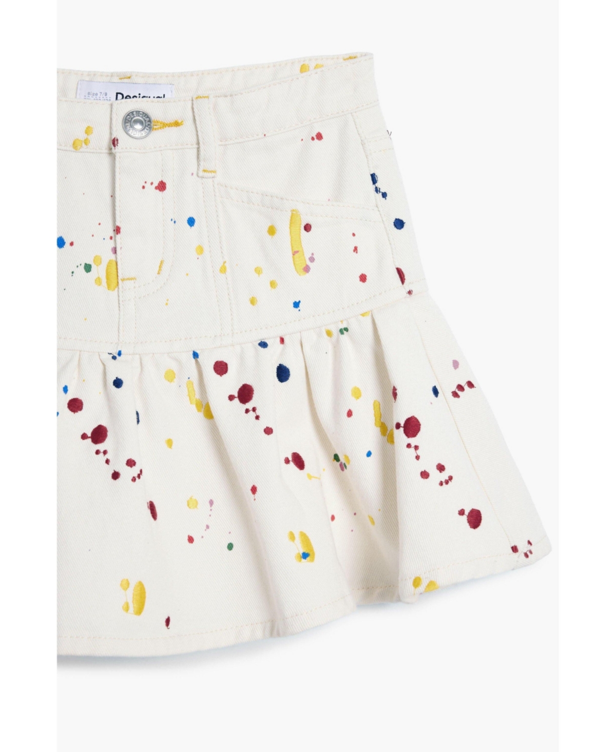 Desigual Girls Girls's Short splash skirt